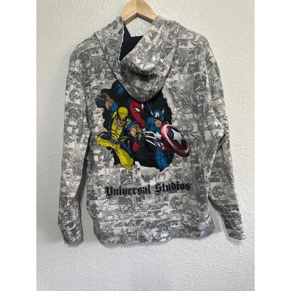 Marvel Comics Universal Studios Full Zip Hoodie G… - image 6